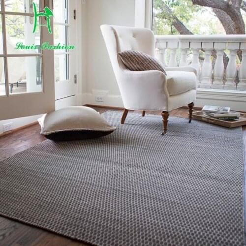Living room carpet Nordic modern simplicity India imported pure wool carpet bedroom coffee table carpet