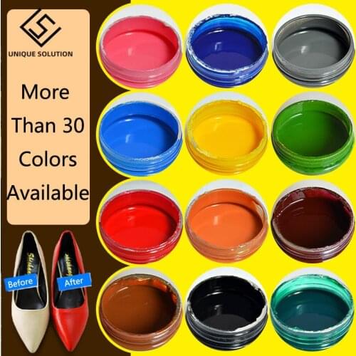 50ML Leather Paint Shoe Cream Coloring for Bag Sofa Car Seat Scratch Colorful Leather Dye Repair Refurbished Change Color
