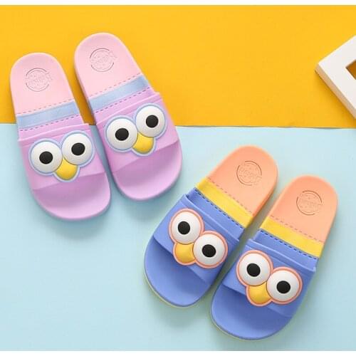 Girls slippers summer kids boys indoor cartoon shoes children girls non-slip soft bottom princess slippers fashion beach shoes