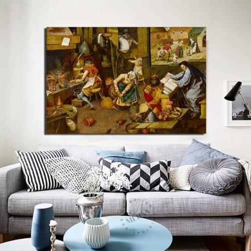 Pieter Bruegel The Younger Wall Art Canvas Painting Posters Prints Modern Painting Wall Pictures For Living Room Home Decoration