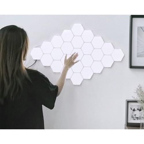 Nordic Night Lights for Bedroom Decor,LED Quantum Modular Touch Light Sensitive Lighting Indoor Kids Room Light Magnetic Lamp