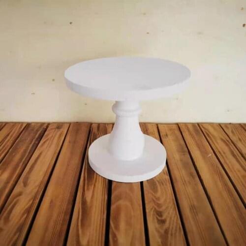 Newborn Photograph Props Mini Coffee Table Handmade Wooden Little Tea Desk for Infants Baby Photo Shooting 69HE