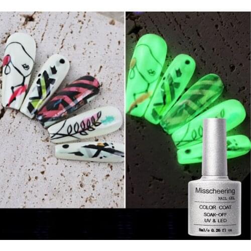 New Nail Art Luminous Sealing Layer Nail Art Functional Glue Disposable and Removable Luminous Primer Sealing Layer