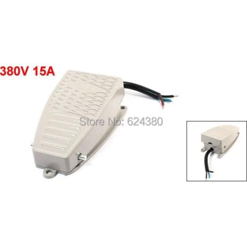 AC 380V 15A Nonslip Momentary Foot Pedal Switch SPDT 1 NO 1 NC EKW-5A-B