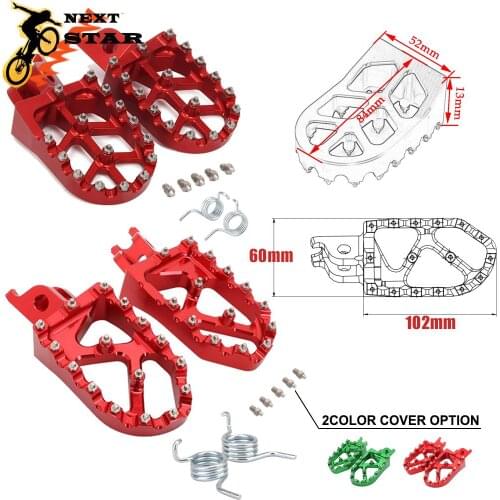 2019 2020 Foot Rest Footrest footpegs Pegs Pedal For HONDA CR125 CR250R CRF150R CRF250R CRF250X CRF450R CRF450RX 450X CRF250 L/M