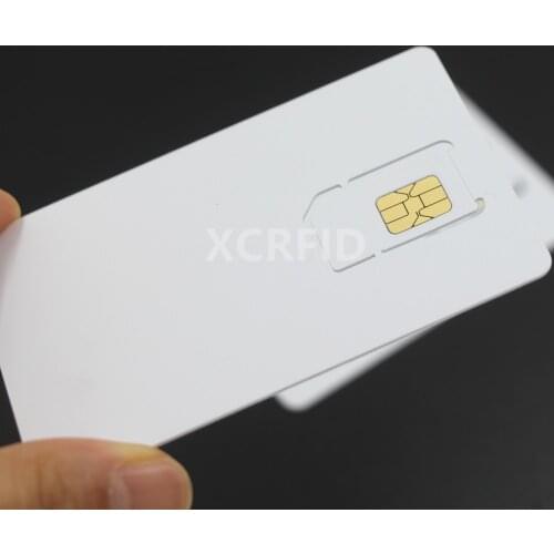 Writable Programmable Blank SIM USIM Card 4G LTE WCDMA GSM Nano Micro SIM Card 2FF 3FF 4FF for Telecom Operator