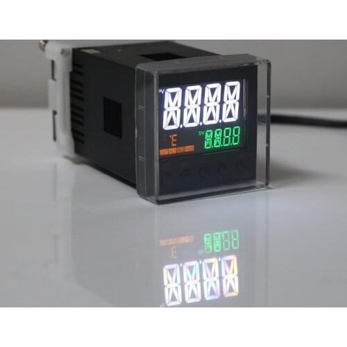 Relay SSR Output K J Pt100 PID Thermostat Din AC 100-240V Temperature Controller