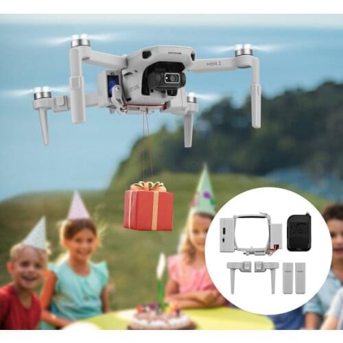 Mavic Mini Drone Delivery System Airdropper Device Thrower Fishing Bait Rescue Drone Accessories for DJI Mini 2