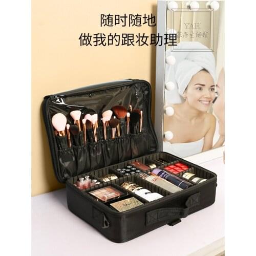 Large Capacity Make-up Bag Women Portable Travel Cosmetics Storage Bag 2020 New Super Fire Professional Suitcase