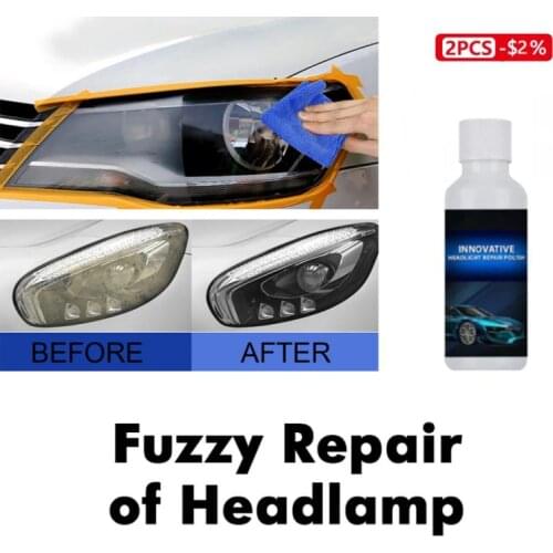 Car Headlight Repair Fluid Headlight Polishing Car Headlights Restoration Polishing Repair Kit Renovation Agent Car Accessories