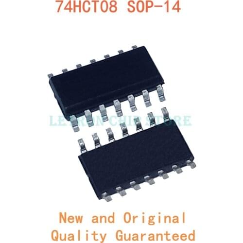 10PCS 74HCT08 SOP14 74HCT08D SOP-14 SN74HCT08DR SOP 74HCT08DR SOIC14 HCT08 SOIC-14 SMD new and original IC Chipset