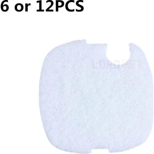 6 or 12PCS Compatible White Fine Filter Pads Fit for Sunsun HW 304AB 404AB 704AB 3000 Canister Filter