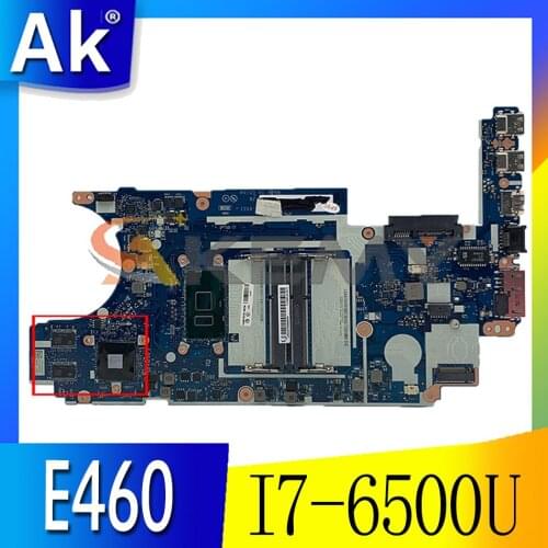 Akemy For Lenovo ThinkPad E460 BE460 NM-A551 Laptop Motherboard CPU I7 6500U R7 M360 2G DDR3 100% Test Work