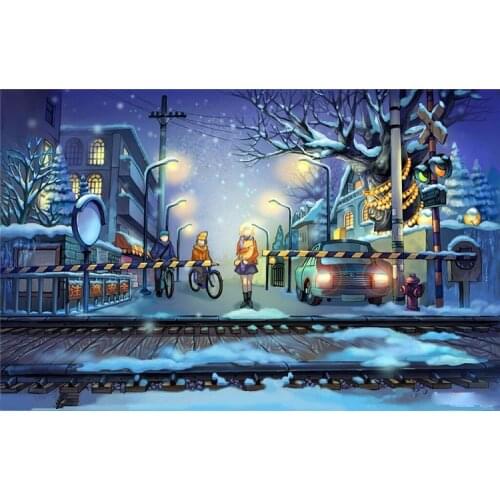2017 Diy 5D diamond painting cross stitch Winter snow cartoon Diamond Embroidery Mosaic House Decor Decoration Painting crystal