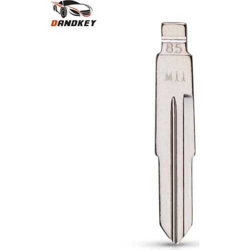 Dandkey 1pcs/lots NO.85 Metal Blank Uncut Flip KD Remote Car Key Blade Type #85 For Chery Original Blade M11 Key Blade