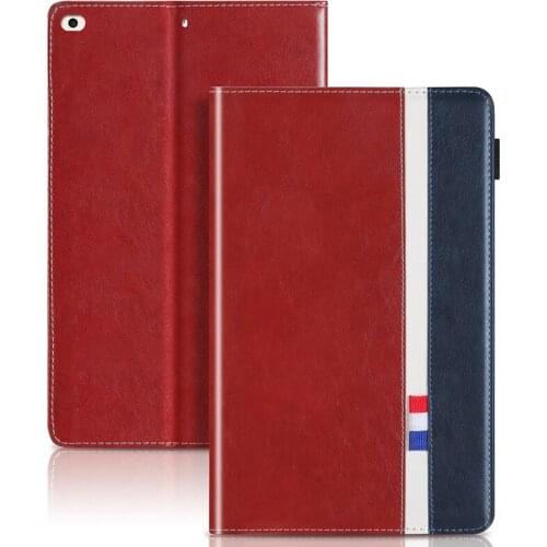 With Pencil Holder Case For Apple New iPad 9.7 2017 2018 5th 6th Generation Cover PU Leather Flip Case for iPad Air 1 2 5 6