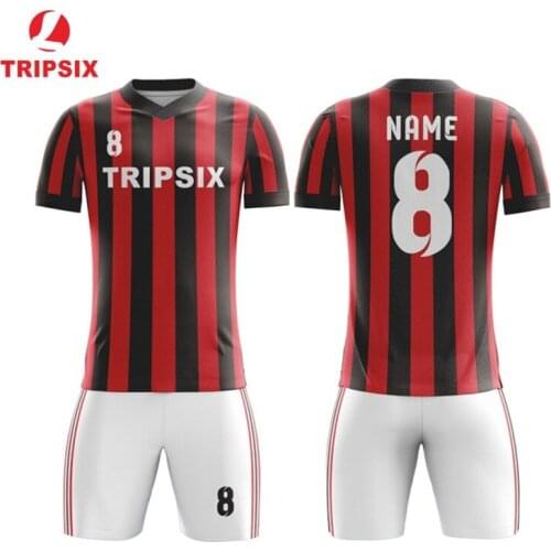 Design Your Soccer Uniform Thai Soccer Jersey Muscle Printed 2019 New Style Free Shipping Full Sublimation Soccer Team Jerseys