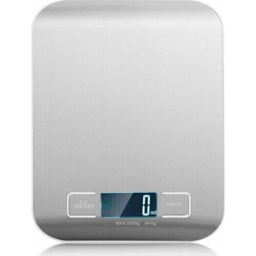 Electronic Weighing Scale LCD Digital Household Kitchen Scale Electronic Food Scales Diet Scales Measuring Tool 5kg