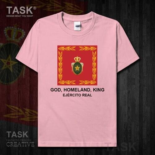 Army The Western Kingdom of Morocco Moroccan MAR Military Tactical country Short sleeve new Tops t shirt mens cotton sports 01