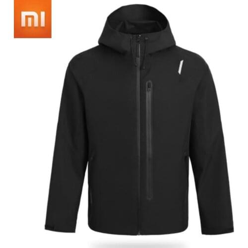 Xiaomi Cottonsmith Casual Mens Zipper Fashion Baseball Jacket Mens Slim Bomber Jacket Stand Collar Coat Winderproof Waterproof