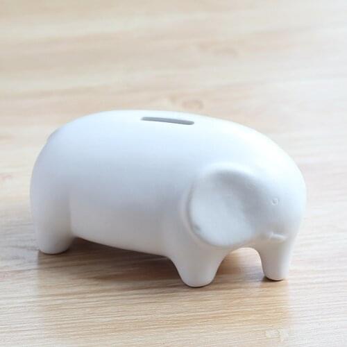 Cute Piggy Bank Creative Gifts Ceramic Animal Piggy Bank Money Coin Bank Money Box Saving Box Home Decoration Accessor Kid Gift