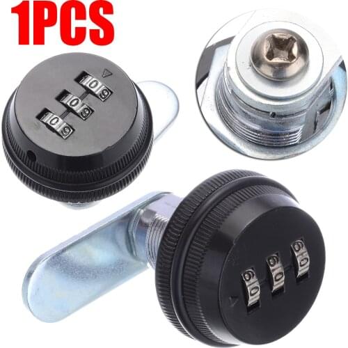 Mini Digit Combination Camlock Mailbox Door Keyless Tongue Lock Password Cam Lock 3 Wheel Combination Dial
