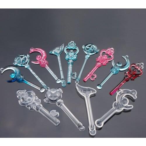 Fashion Mix Key Moon Fairy Stick Scrapbooking Silicone Mould DIY Resin Decorative Craft Jewelry Making Mold Epoxy Resin Molds