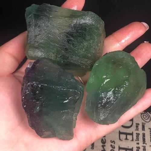 Natural Fluorite Crystal Striped Fluorite Quartz Crystal Stone Point Healing Wand Treatment Stone