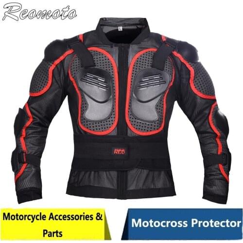 NEW Black Red Motorcycle Protection Motocross Clothing Moto Cross Back Armor Protector