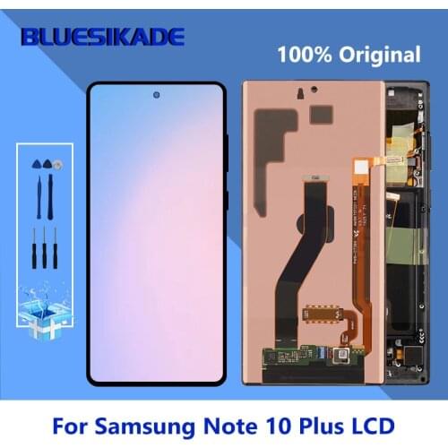 Original For Samsung Galaxy Note 10 Plus LCD Display Touch Screen Digitizer Assembly For Note10+ N975 N9750 Replacement Parts