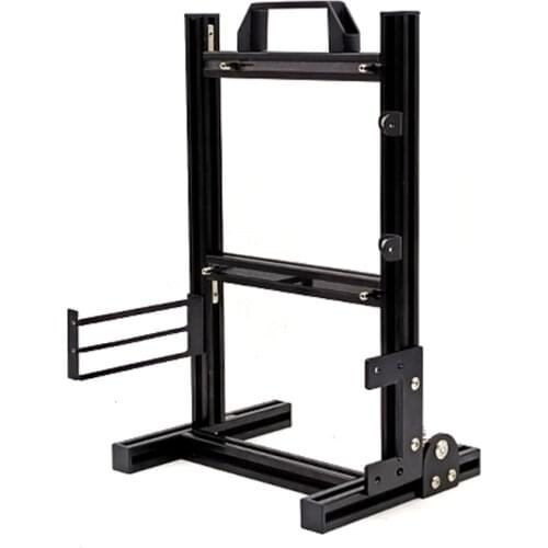 Open all-aluminum rack diy chassis rack vertical chassis transparent chassis creative water-cooled chassis DIY chassis