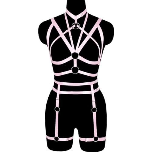 Full Body Harajuku Exotic Sets Fetish Plus Size Sexy Lingerie Porn Women Fetish Dress Harness Fashion Dance Costume Sword Belt