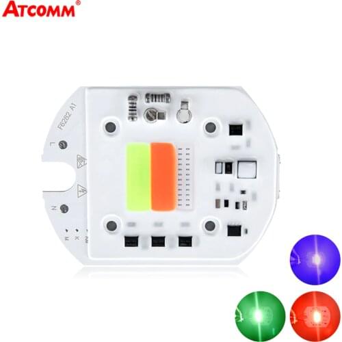 50W RGB COB LED Chip Lamp Smart IC Auto Mode High Power LED Diode Matrix Array Stage Light Garden Square Landscape Lighting