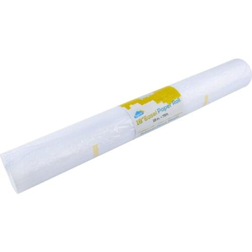 Essential-Easel Paper Roll (18 Inches X 75 Feet,Without Glue) Blank Coloring Roll for Paints, Wall Art, Easel Paper, Fadeless Bu