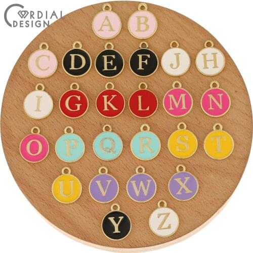 Cordial Design 8Pcs Jewelry Accessories/DIY Making/Hand Made/Letter Charms/Jewelry Findings & Components/Pendant For Bracelets