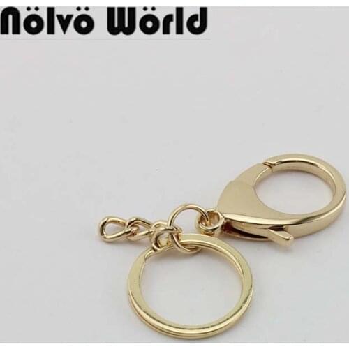 10-50pcs Fabulous Keyfob clasp metal hook,Lobster Clasps Accessories Handbags Bags' key chain Wholesale
