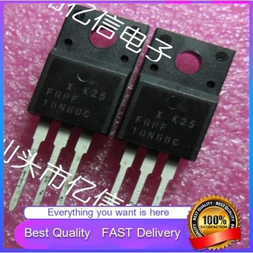 10Pcs/Lot New Original FQPF10N60C 10N60 Field Effect Transistor 10A600V Good Quality