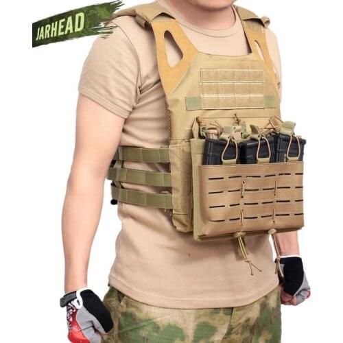 1000D Tactical Molle Magazine Pouch Military Vest Cartridge Accessories Open Top Mag Holder Triple Airsoft Mag Pouch Equipment