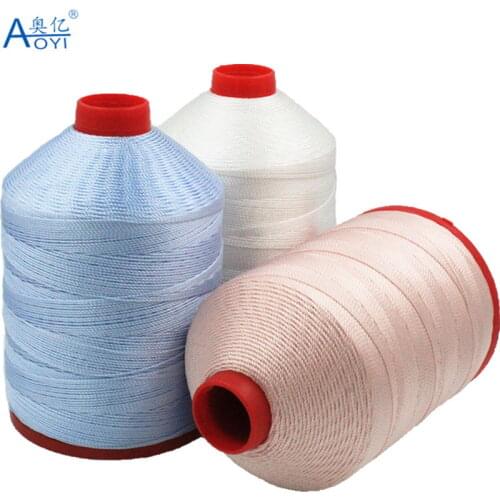 18 strands sewing thread polyester fiber thickening leather threads for upholstery weave hilo nylon supplies sewing strong