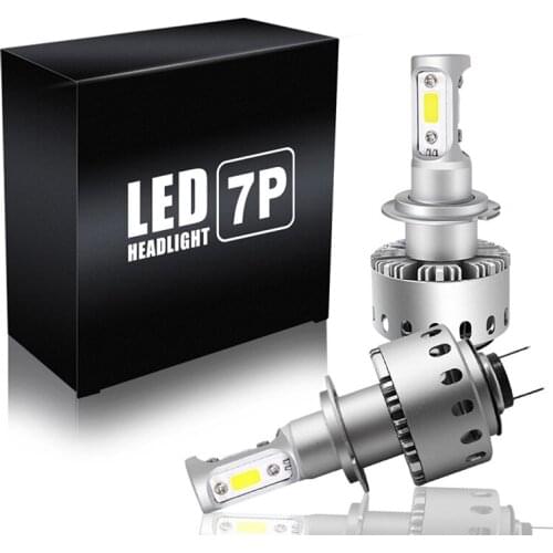 2x Car Headlight Bulbs H4 H8 H11 9012 HIR2 H7 H16 H9 H10 9005 HB3 9006 HB4 H1 H3 3pcs COB Chips 6500K 90W 12000LM Fog Lights