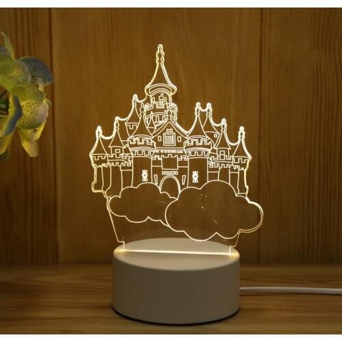 3D LED desk lamp, jellyfish luminous lamp, ABS+ resin design, suitable for childrens bedroom