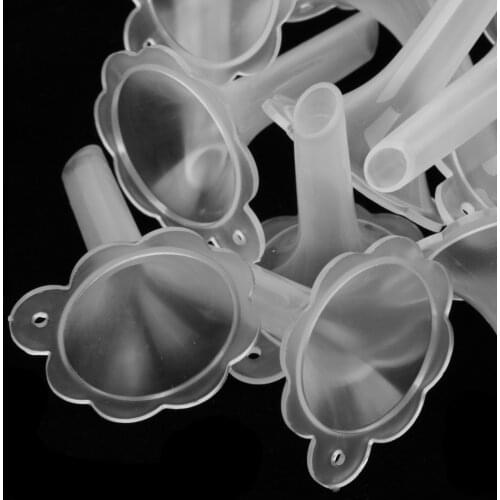 50 Pack Mini Plastic Funnel Bottle Of Liquid Filling For The