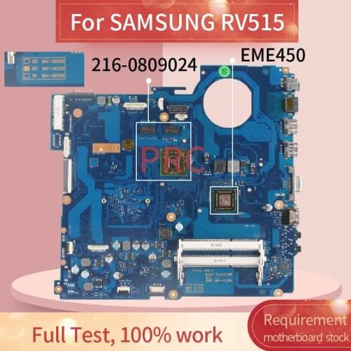 BA92-09429A Laptop motherboard For SAMSUNG RV515 otebook Mainboard BA41-01534A AMD 216-0809024 DDR3