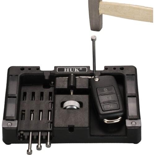 Bilchave Original HUK Key Fixing Tool Flip Car Key Vice Of Flip-key Pin Remover With 4 Pins For Locksmith Tool