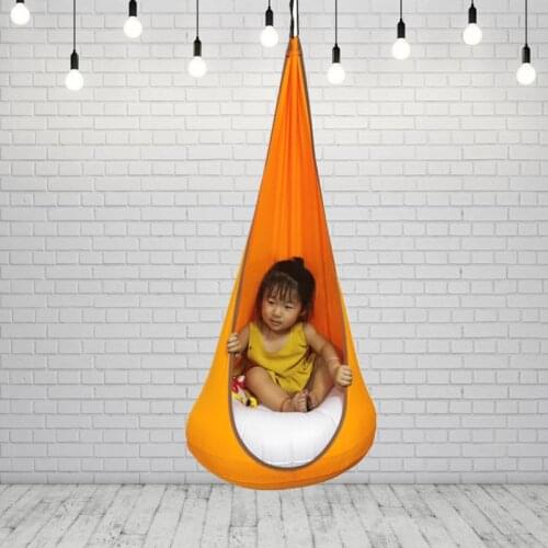 Childrens Hanging Chair Garden Swing Hammock Inflatable Chair Ultra-light Portable Indoor/Outdoor Hanging Seat Yard Lazy Swing