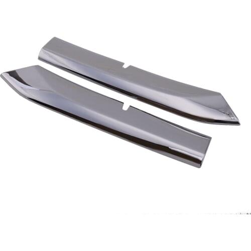 DWCX 1 Pair ABS Chrome Front Bumper Grill Strips Cover Trim Molding Fit for Mazda CX3 2019 2018 2017 2016