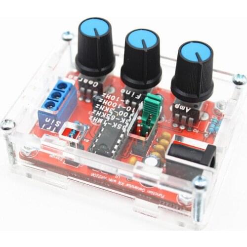 XR2206 Function Generator DIY Kit Sine Triangular Square Output 1HZ-1MHZ