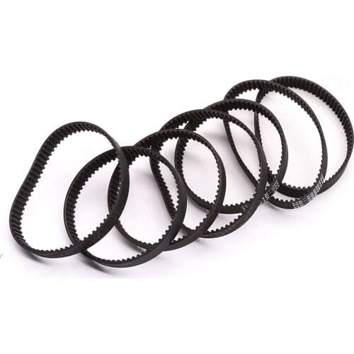 HTD3M Closed-Loop Timing Belt 204/207/210/213/216/219/222/225/228/231mm Length Pitch 3mm Width 15mm High transmission efficiency