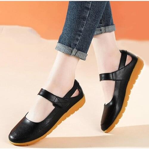 LIHUAMAO women wedges hook loop round toe ankle strap ladies shoes pumps party wedding dancing shoes casual