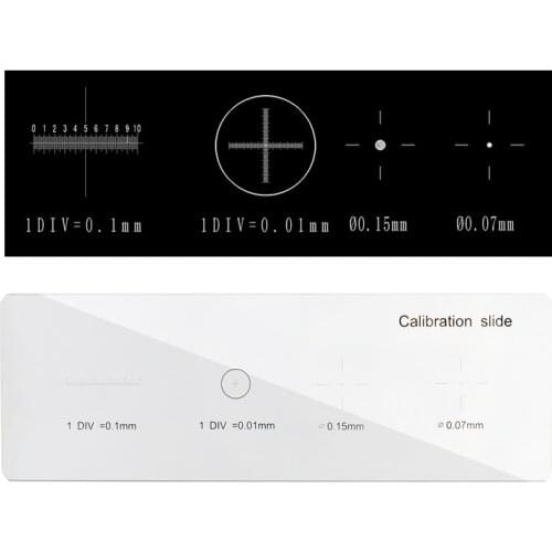 0.01 mm Microscope Glass Ruler Calibration Ruler Measuring Ruler Micro Ruler DIV=0.01mm Microscope Measurement